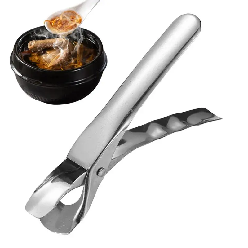 

1PCS pan gripper Effortless Comfortable hot plate gripper Multipurpose Non Slip Tray Clip For Bowl Plate pot and Steamer