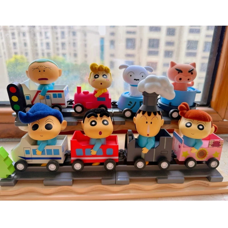52toys ชุดรถไฟเครยอนชินจัง ซีรีส์กล่องสุ่ม รถของเล่นเคลื่อนที่ ตุ๊กตาน่ารักทำมือ คุ้มค่า ของขวัญเทศกาล