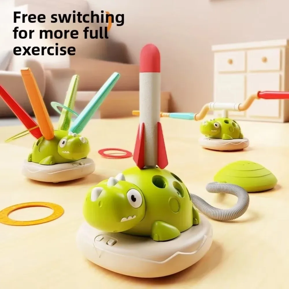 Dinosaur Sensory Training Toys Threeway-One Energy Consumption Outdoor Sports Equipment Skipping Rope Ring Rocket