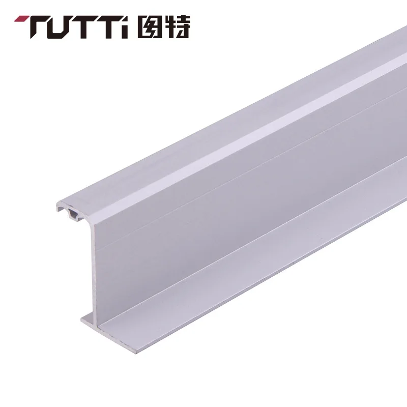 

Supporting External Rail, Wardrobe Sliding Door Track, Cabinet Door Slide Rail, 2 Meters Upper and Lower Rail