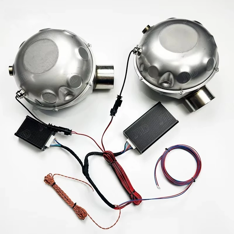 Electronic Active Exhaust Sound Booster Pro Two Speaker Kits + Smartphone Control Other for Car Exhaust System