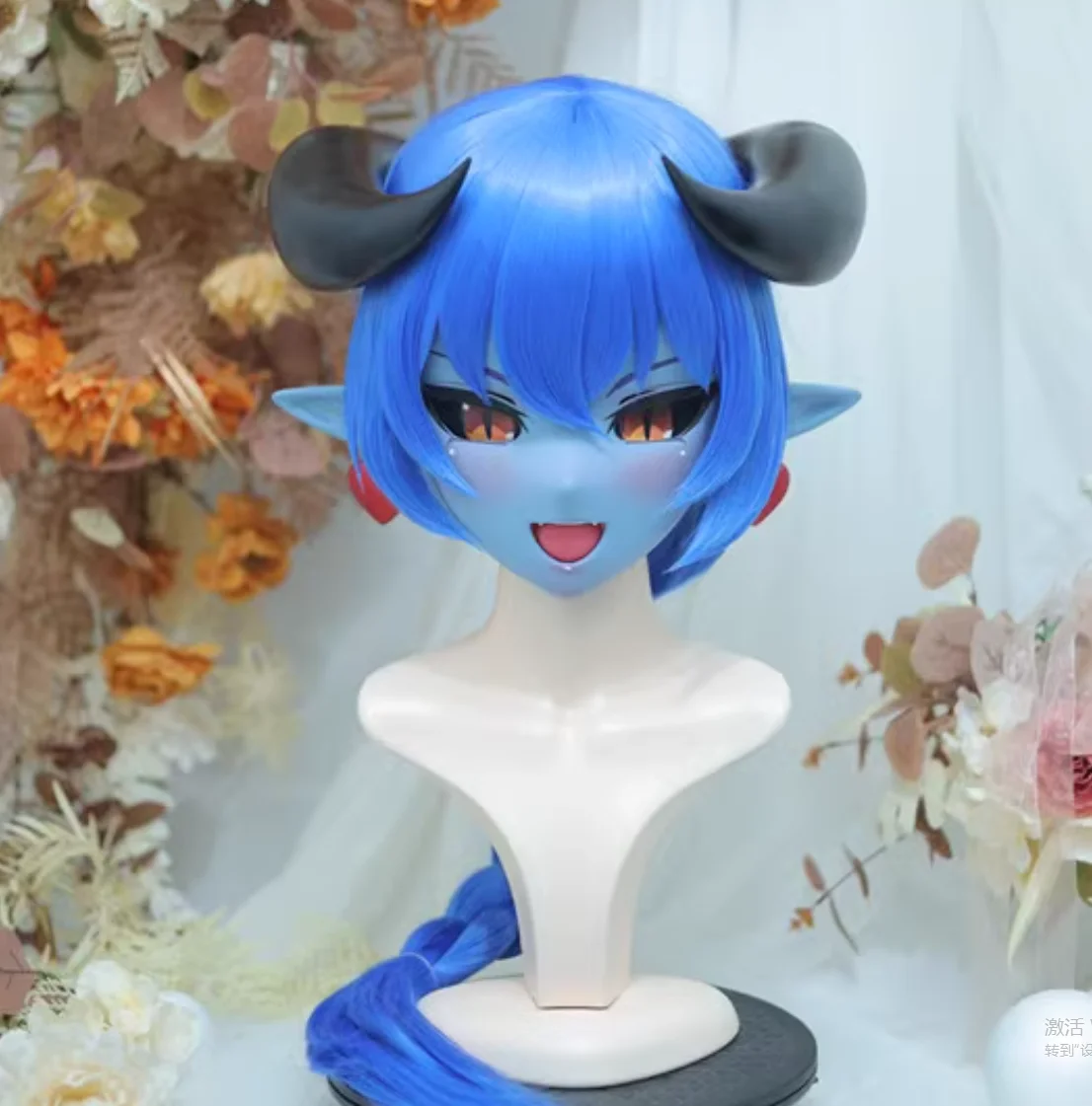 

(NFD313-45)Customize Full Head With Lock Pretty Female/Girl Japanese Animego Character Kig Cosplay Kigurumi Mask Crossdress Doll