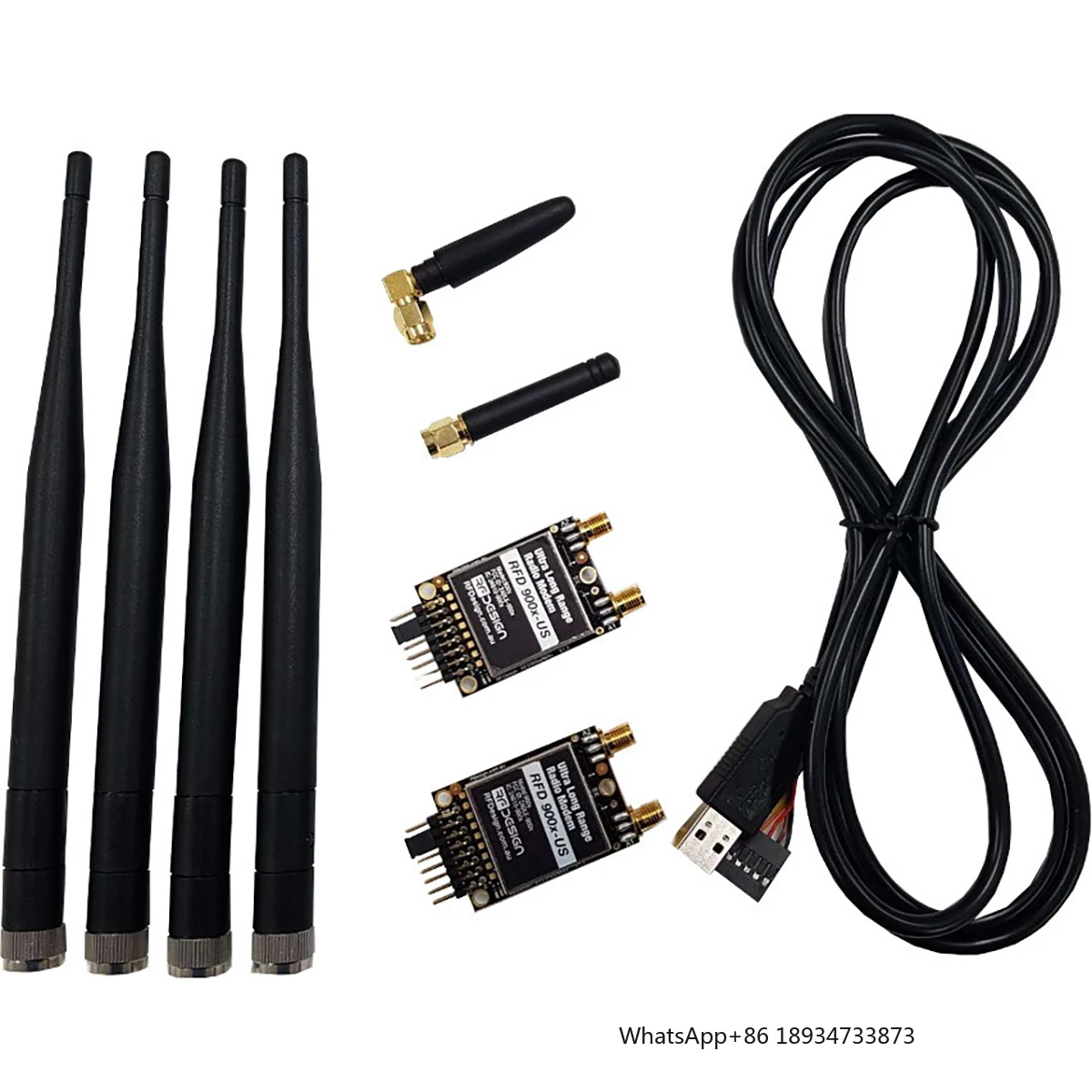 FDesign RFD900X US Bundle FCC Approved Telemetry Modem 900MHz RC Transmitter Module for Drones Accessories