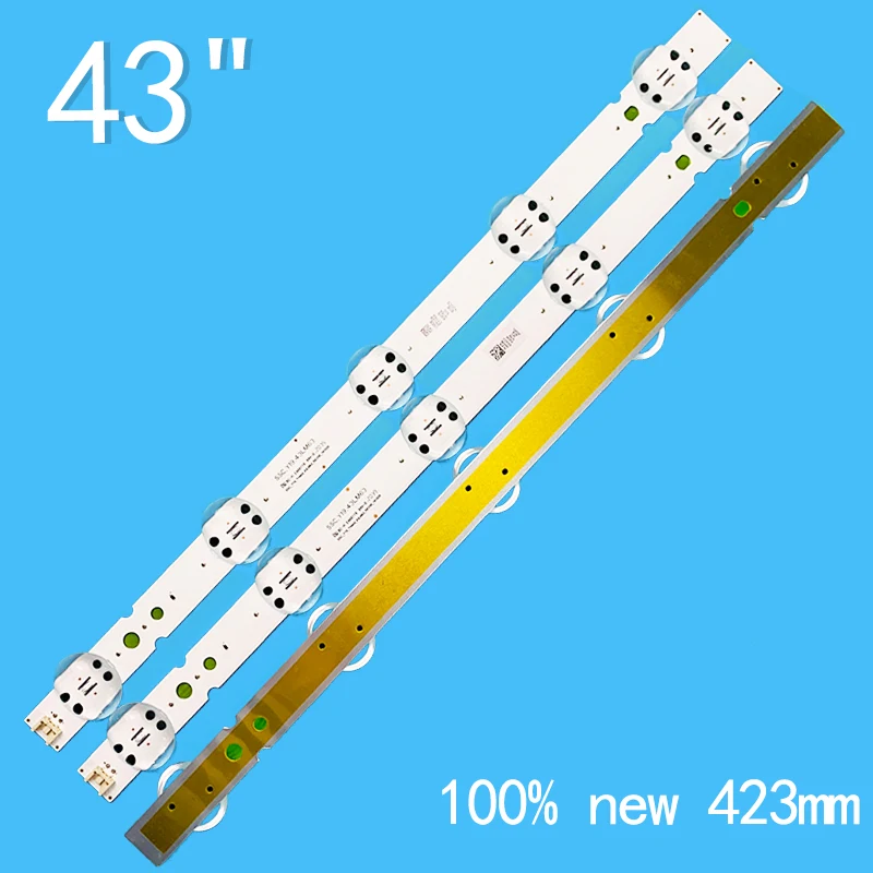 LED backlight strip for 43lm6300pub 43lm6300 43''LGIT_Y19_43LM63_REV07 43LM6300PLA HC430DU 5LED