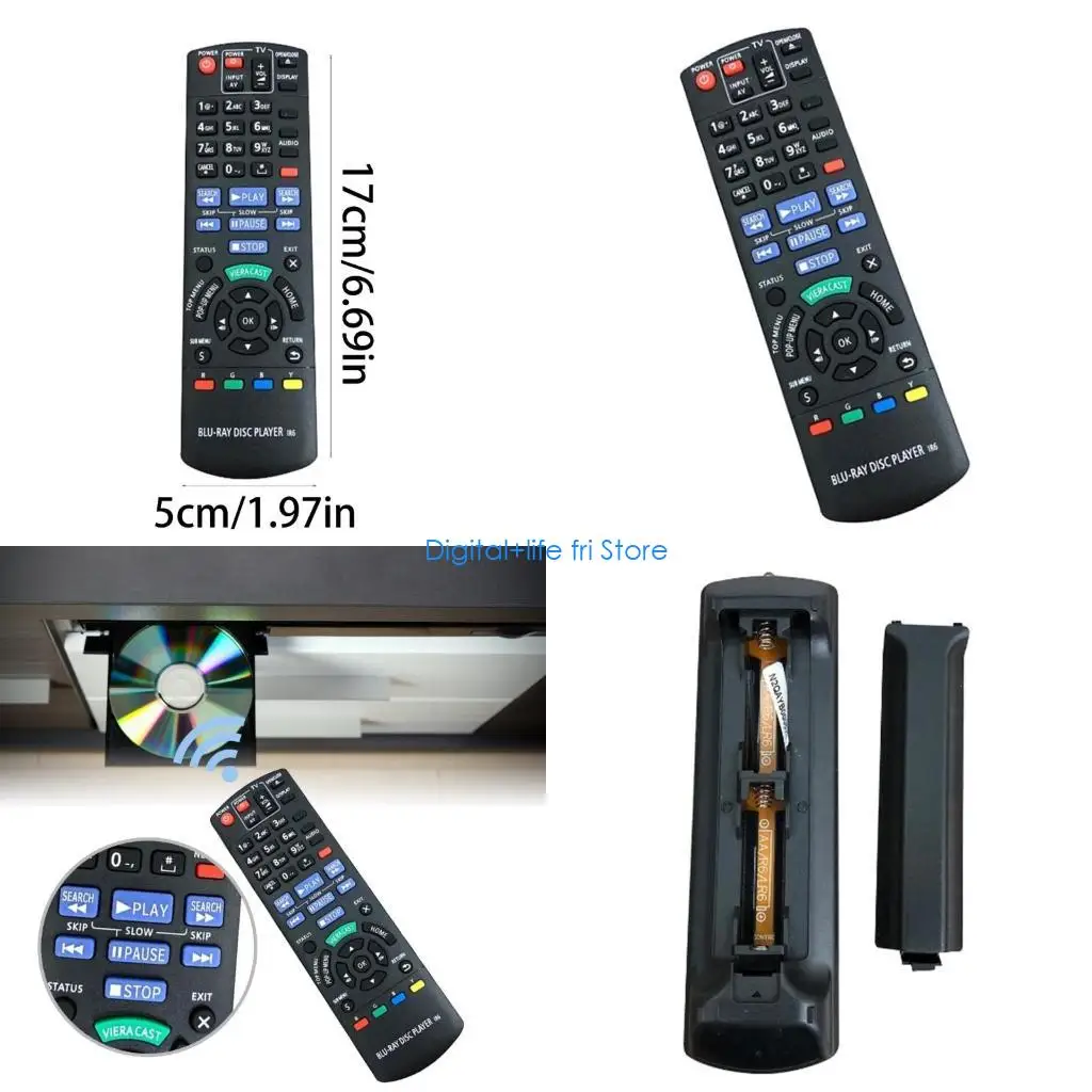E06D Remote Controls For Blu Ray DVD Players For DMP-BDT310 DMP-BDT210 DMPBDT110 Home Entertainment