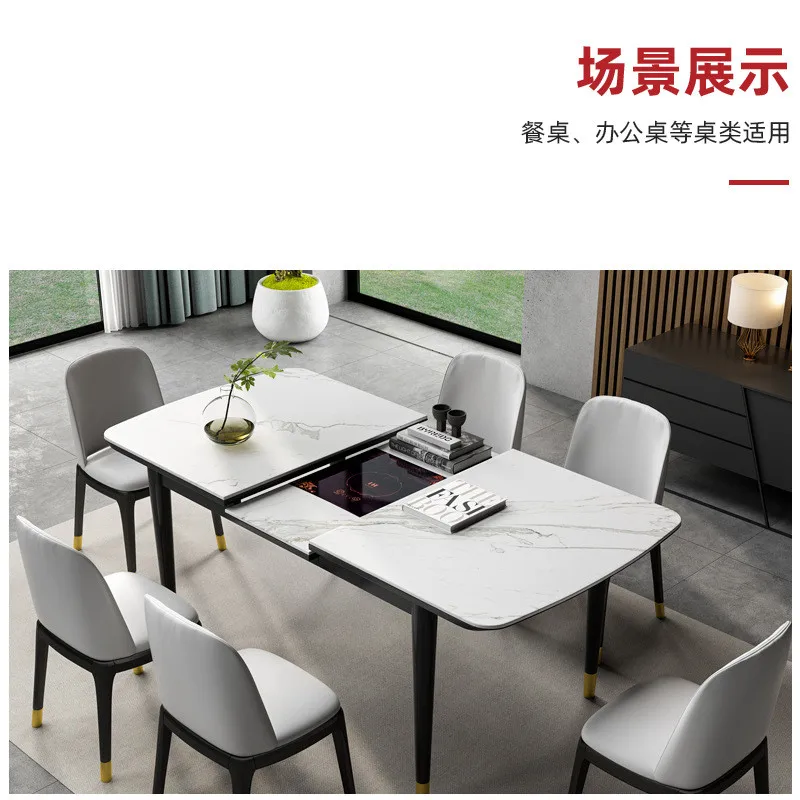 Multifunctional Telescopic Dining Table Slide Rail Aluminum Alloy Folding Table Pull-out Hardware Accessories