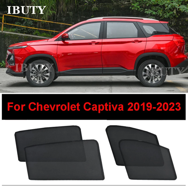 

For Chevrolet Captiva 2019-2023 Car Sunshade Side Window Mesh Curtains Sun Visor Sunscreen Heat Insulation Sun Protecion Cover