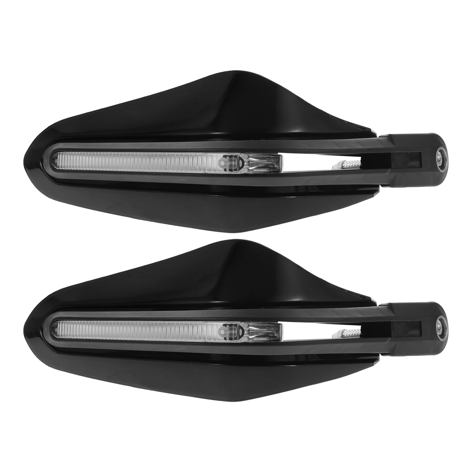 Paramani per moto Parabrezza universale con indicatori di direzione Scudo protettivo per spazzola a mano ATV per bici da cross Crash