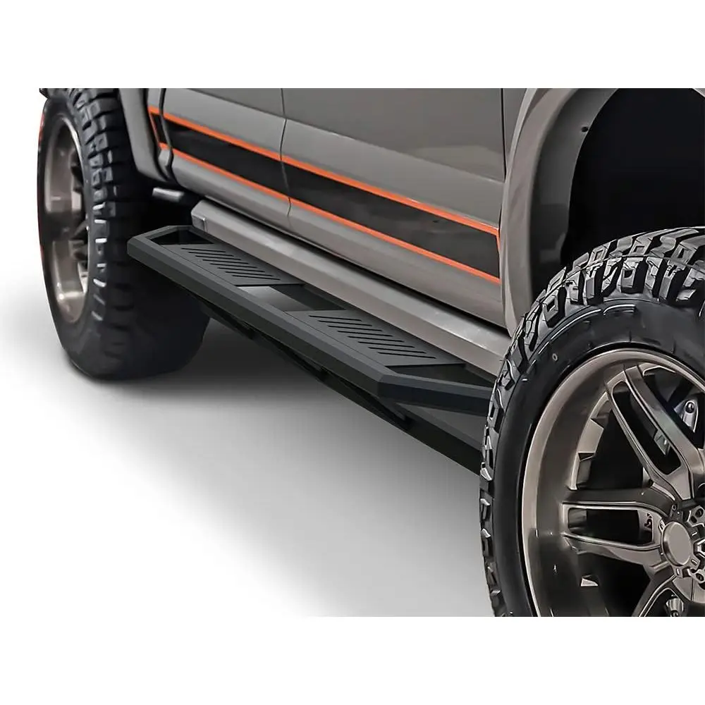 

Stainless Steel Side Steps Armor Compatible with Ford F150 2015-2026 SuperCrew Cab & F150 Lightning 2022-2026 & F-250 F-350 Supe