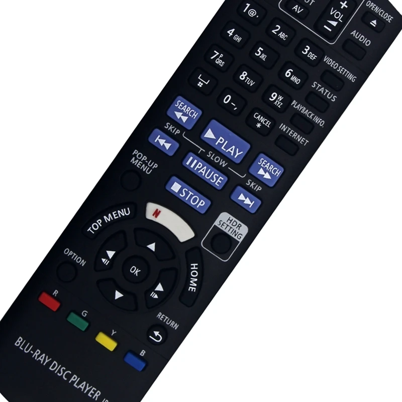 N2QAYB001157 Remote Control Replace For Panasonic HD Blu-Ray Disc Player DMP-UB300 DMP-UB400 DP-UB820K