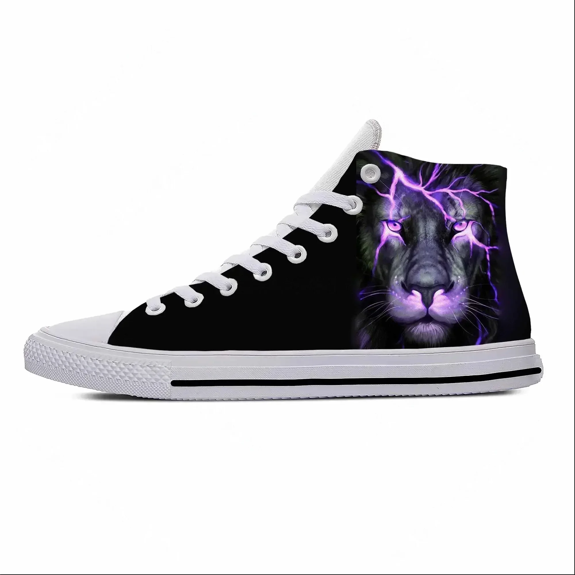 

Hot Cool Anime Cartoon Manga Rock Galaxy Lion Animal Latest Shoes High Top Lightweight Men Women Sneakers Summer Board Shoes