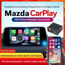 Беспроводной автомобильный USB-адаптер Apple CarPlay, OEM-концентратор для модификации Mazda 2 3 6 CX30 CX5 CX8 CX9 MX5 Miata TK78669U0C комплект