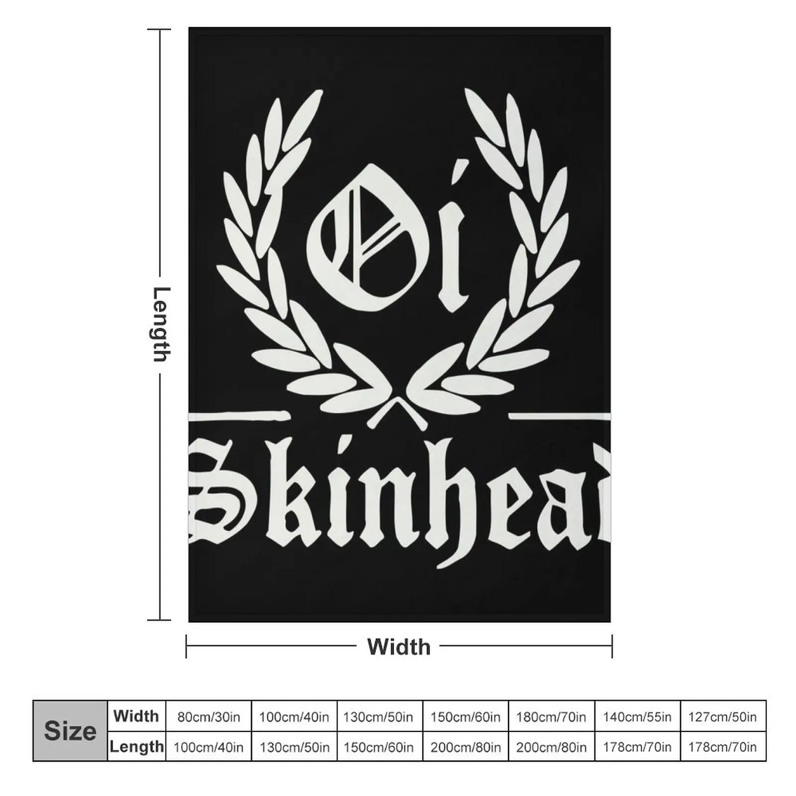 Oi! Skinhead Throw Blanket christmas decoration for babies Blankets