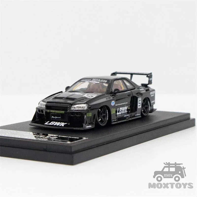 Street Weapon 1:64 LBWK Skyline ER34 LB Super Silhouette Diecast Model Car