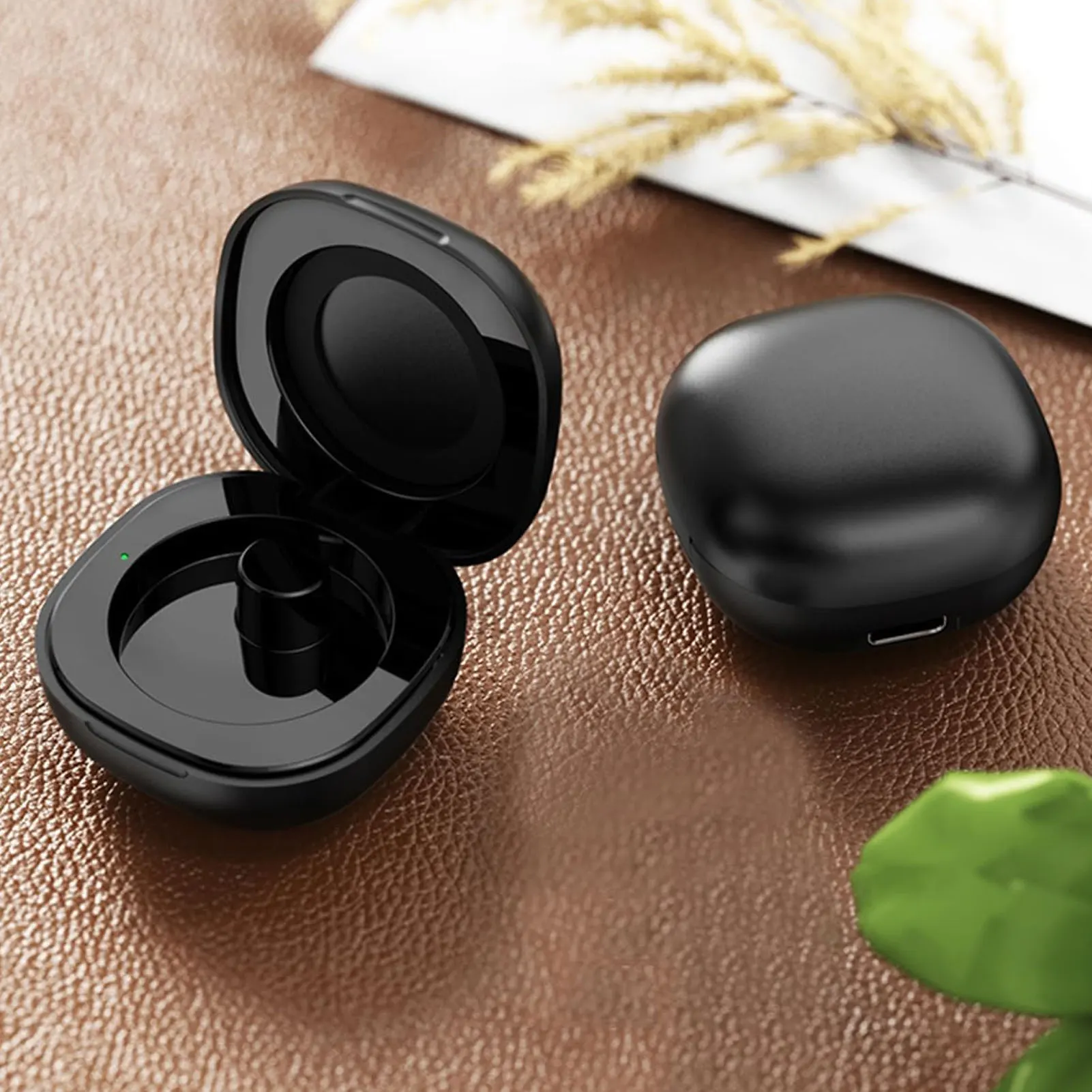 

Portable Smart Ring Charging Case Charging Compartment With Magnetic Charging Port Universal For Smart Rings Accessories