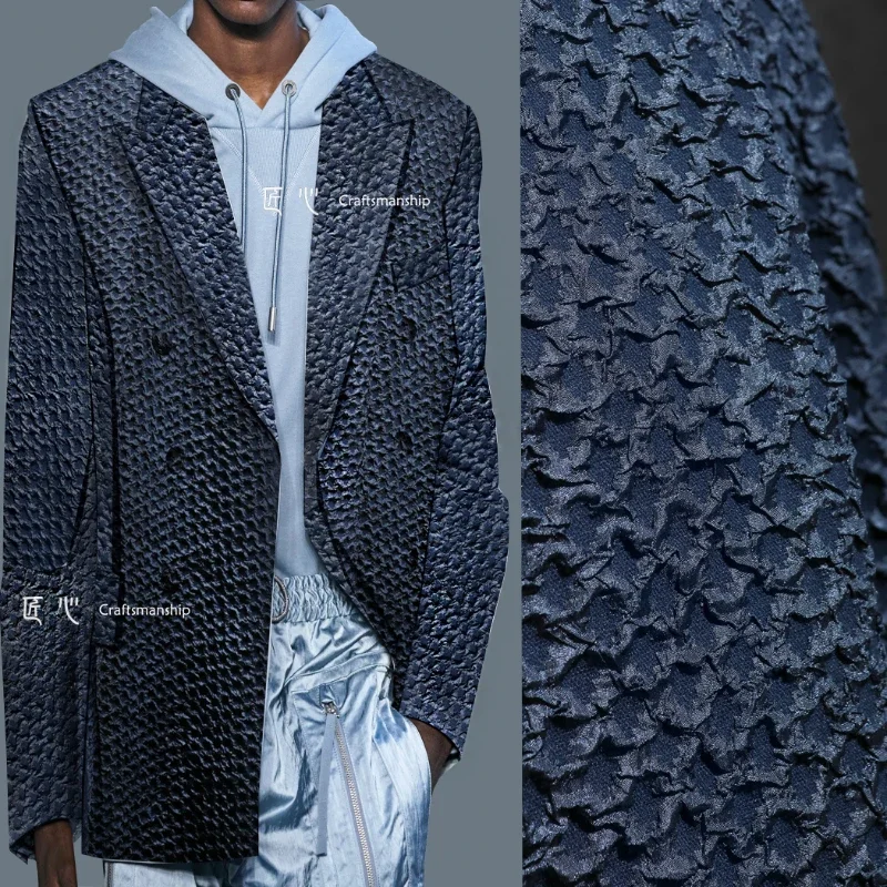 

Дизайнерская жаккардовая ткань Креативная одежда Пальто Костюмы для платья Полиэстер Спандекс Материал Оптовая продажа Ткань на метр Шитье своими руками