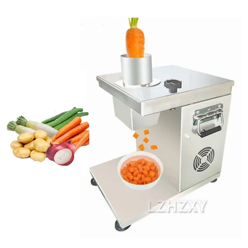 Multifunctional Vegetable Dicing Machine Commercial Carrot Radish Potato Cube Slicing Dicing Cutter Food Processor