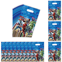 30pcs Avengers Birthday Party Gift Bags， Avengers Candy Bags， Avengers Goody Bags， Avengers Birthday Party  Decorations， Iron Ma