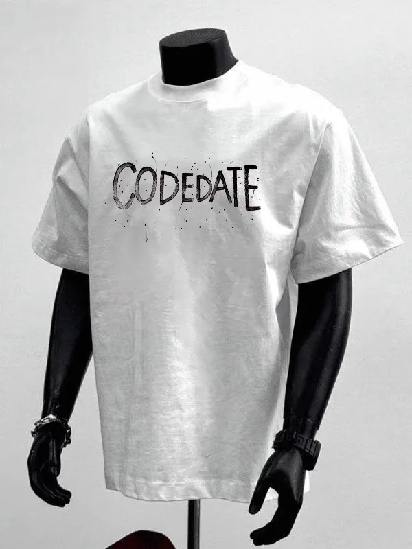 

Новинка лета 2025 года, мужская футболка из 100% хлопка, уличная модная короткая футболка для фитнеса, удобная дышащая быстросохнущая футболка