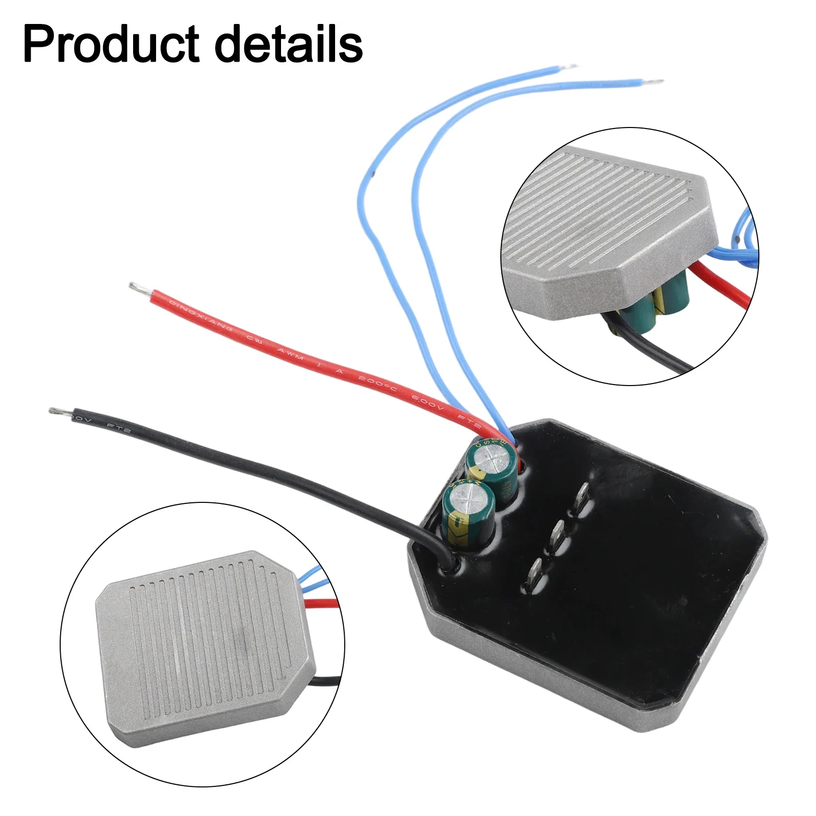 

Плата управления цепной пилой, высококачественная, пластиковая, 10 дюймов, 61x51 мм, для аксессуаров, для платы управления выключателем