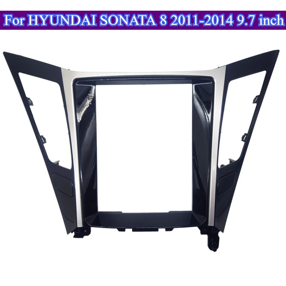 

For HYUNDAI SONATA 8 Accessories Frame 2011-2014 9.7'' Car Radio Panel Fascia Trim Bezel Perfect Auto Stereo Stereo Install Kit