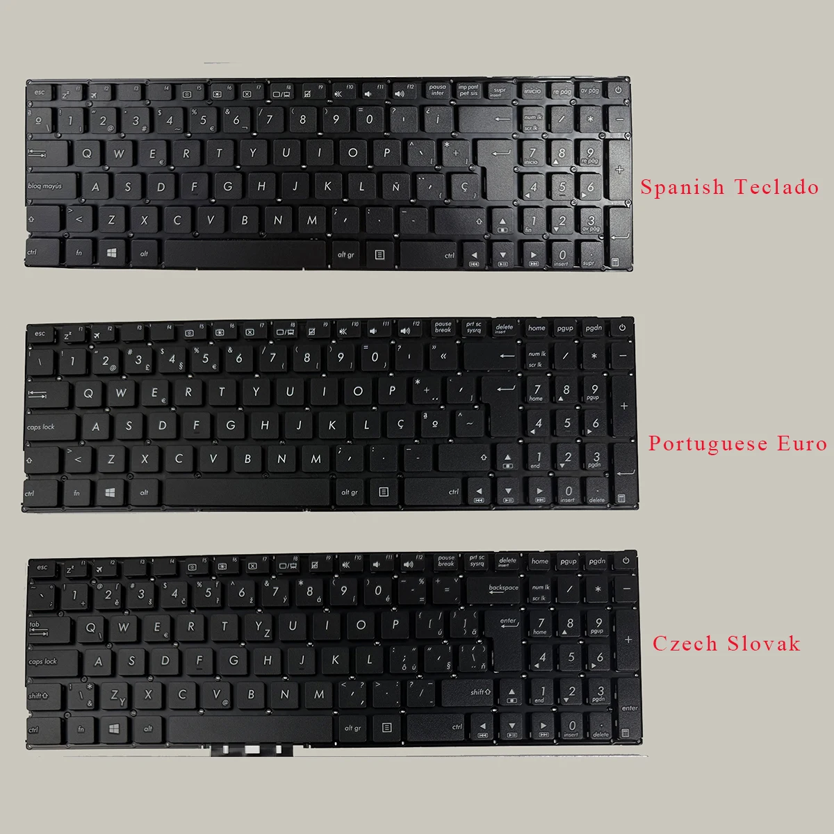 جديد الإسبانية التشيكية البرتغالية لوحة المفاتيح ل ASUS K540 K540L K540LA K540LJ X540MA X540MB X540BA F540Y R540MA R540NA R540UP R543MA B