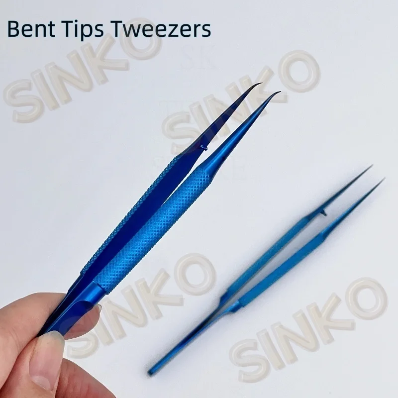 Titanium Alloy Tweezers 0.15mm Edge Precision Fingerprint Tweezers Apple Main Board Copper Wire Precision Tools For Electronics