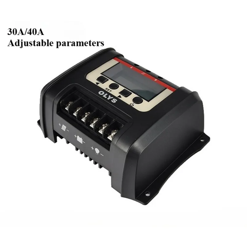 

Контроллер солнечной зарядки 30А/40А с ЖК-дисплеем для автономных систем, фотоэлектрический контроллер