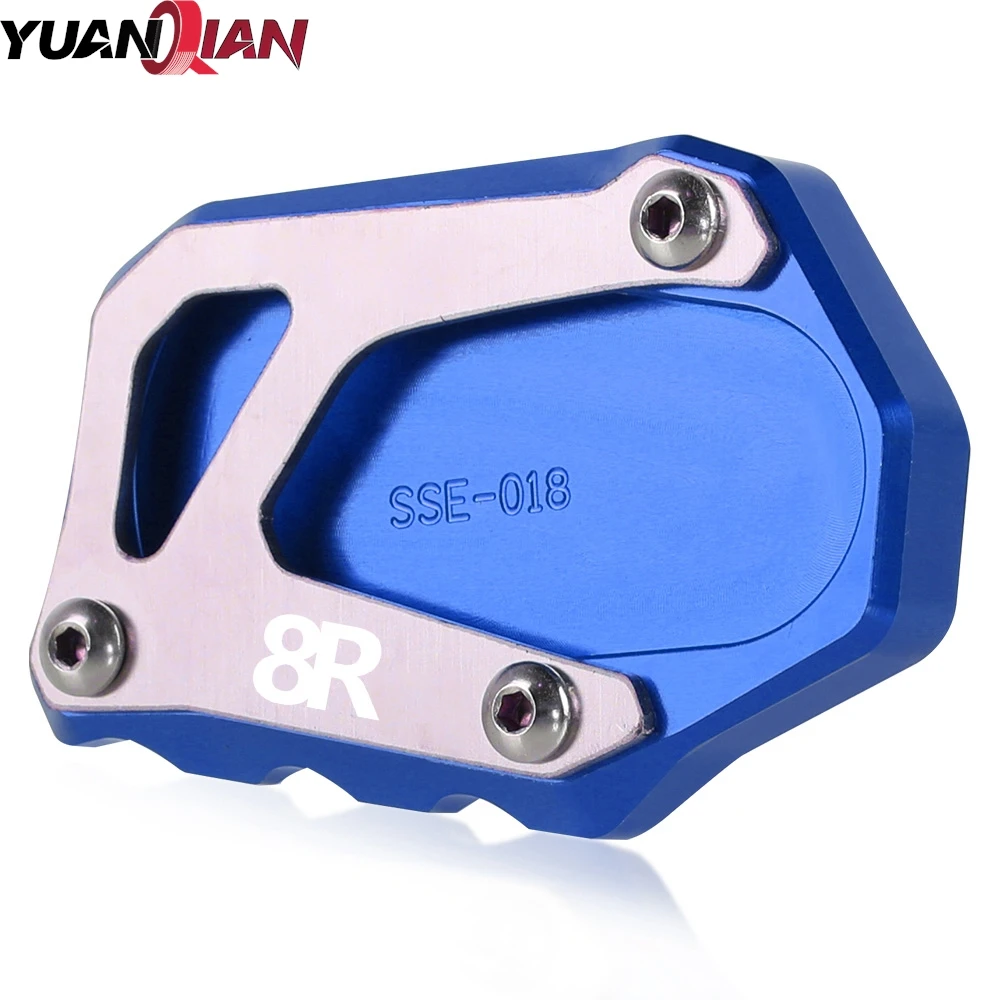 For Suzuki GSX-8R GSX8R 2024 2025 2026 GSX 8R Motorcycle Accessories Kickstand Side Stand Extension Enlarger Support Plate Pad