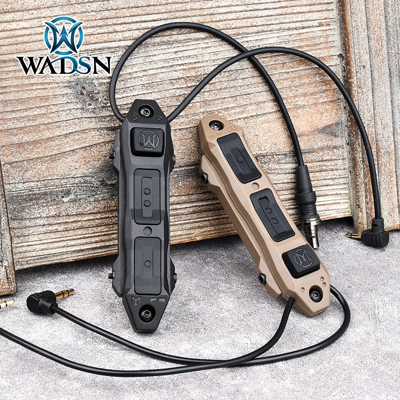 Tactical Augmented Pressure Remote Dual Function Switch For Mlok Keymod DBAL A2 PEQ 15 NGAL MAWL Flashlight Weapon Scout Light