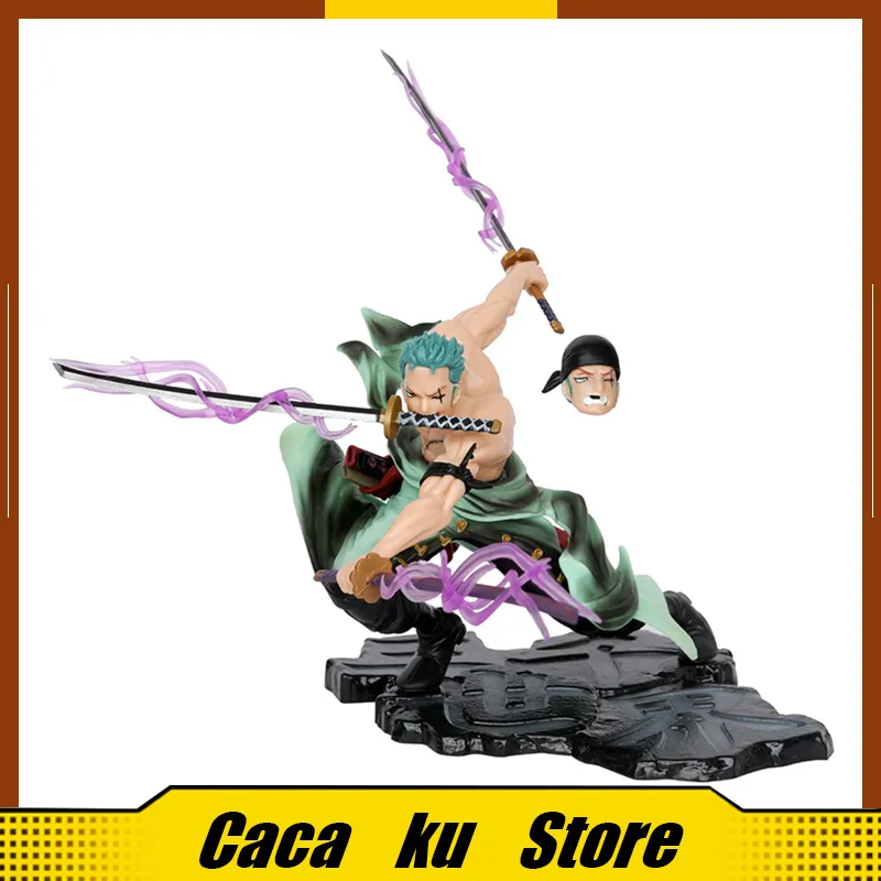 Hot One Piece 23 cm Anime Figur GK Roronoa Zoro Drei-klinge Sa-maximum Manga Anime Statue action Figure Sammlung Modell Kind Spielzeug