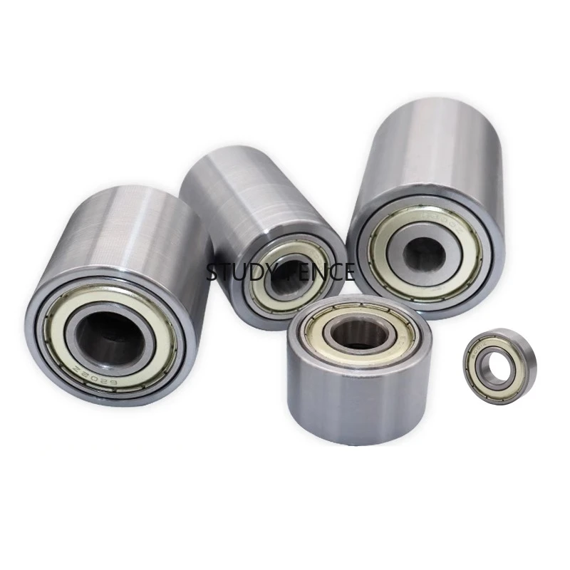 1pc Diameter 20/25/30/33 metal pulley Double bearing roller Metal driven wheel Household hardware accessories bearing