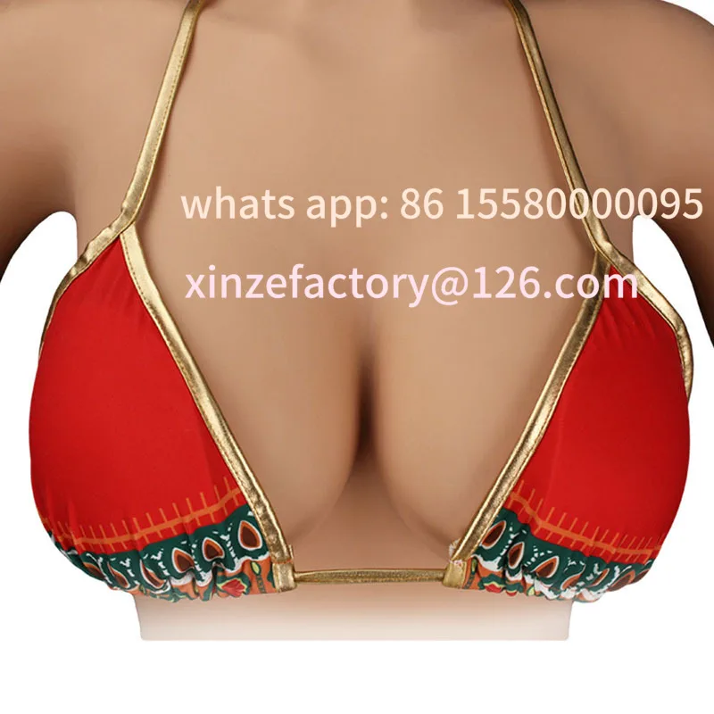 تخصيص ستة أجيال وتس نقاط قطعة واحدة سيليكون الثدي وهمية، سراويل سيدة الثدي الحي