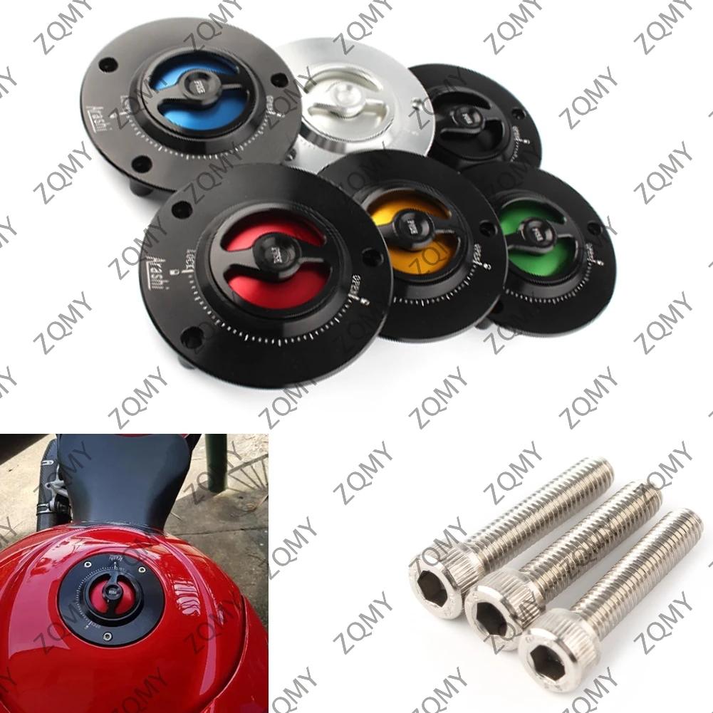 Motorcycle Oil Fuel Gas Tank Tank Cap CNC Cover For Suzuki GSXR600 GSXR 600 750 1000 GSX 650F 1250F1300R Hayabusa SV650 SV1000