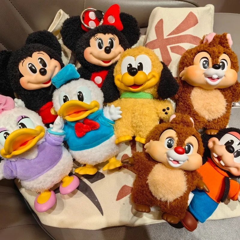 

G6 The Mickey Family Cute Together Keychain Series With A Pendant Series Blind Box Blythe Creative Doll Christmas Gift Kids Toys