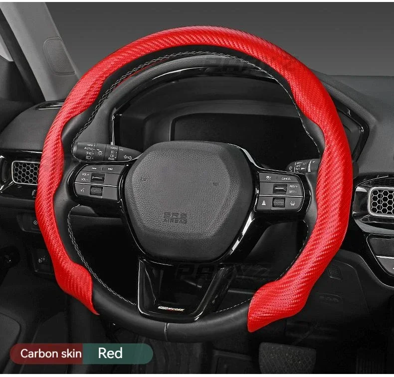 For Nissan Universal Steering Wheel Cover Sylphy Bluebird Geniss Patrol Teana Qashqai Tiida Quest Fuga 350Z Interior Accessories