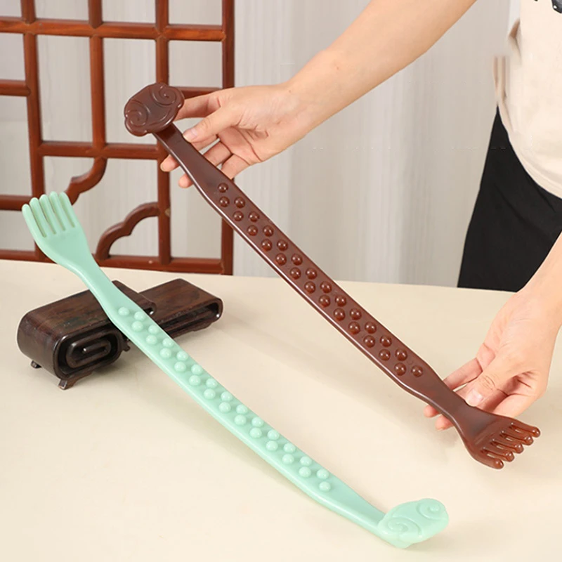 3 In 1 Profession Back Scratcher Double Massage Stick One Universal Body Relax Scraper Point Massage Stick Meridian Tool