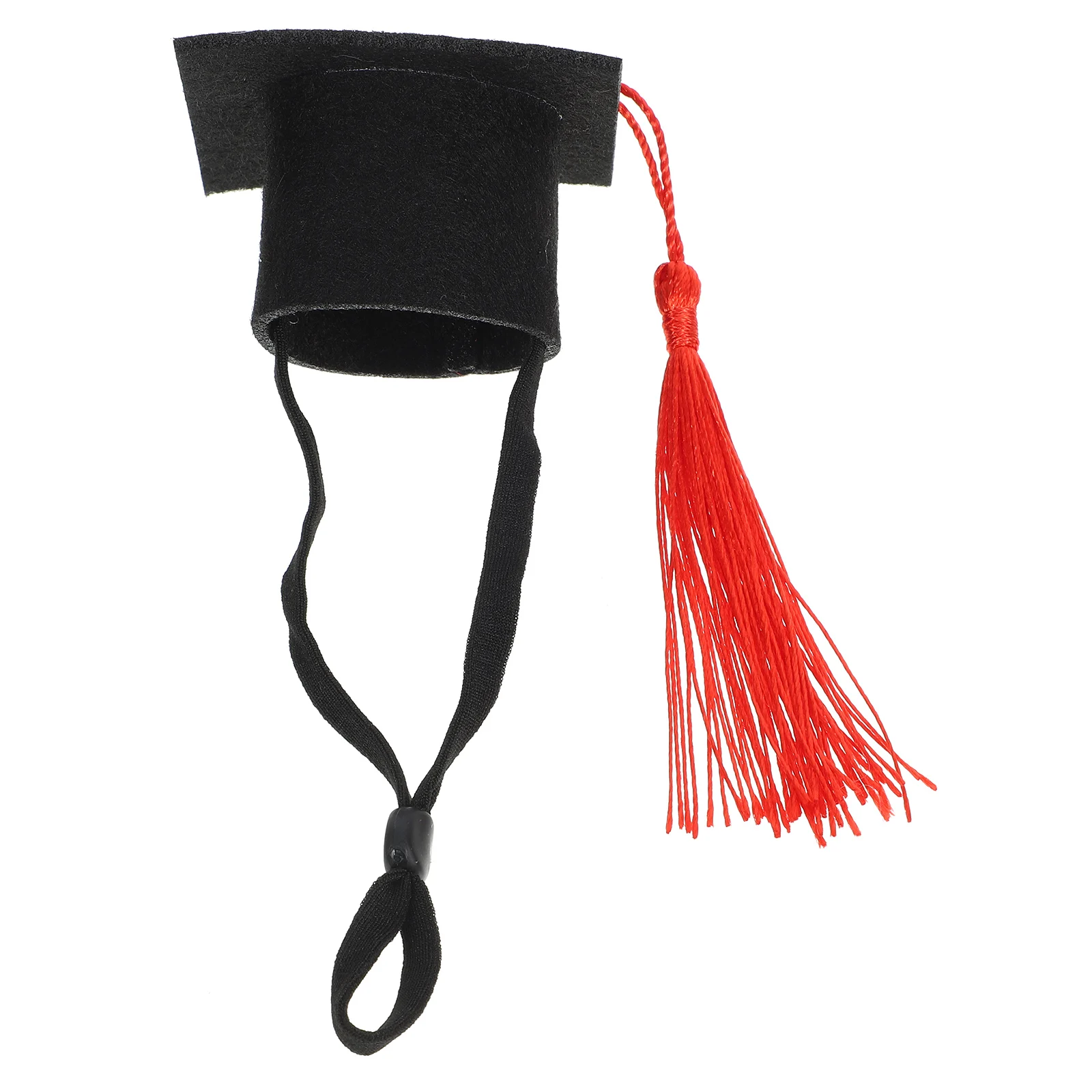 

Mini Graduation Cap Lightweight Safe Material Washable Pet Costume Hamster Hat Photo Prop Adjustable Size Fits Mice Hedgehogs