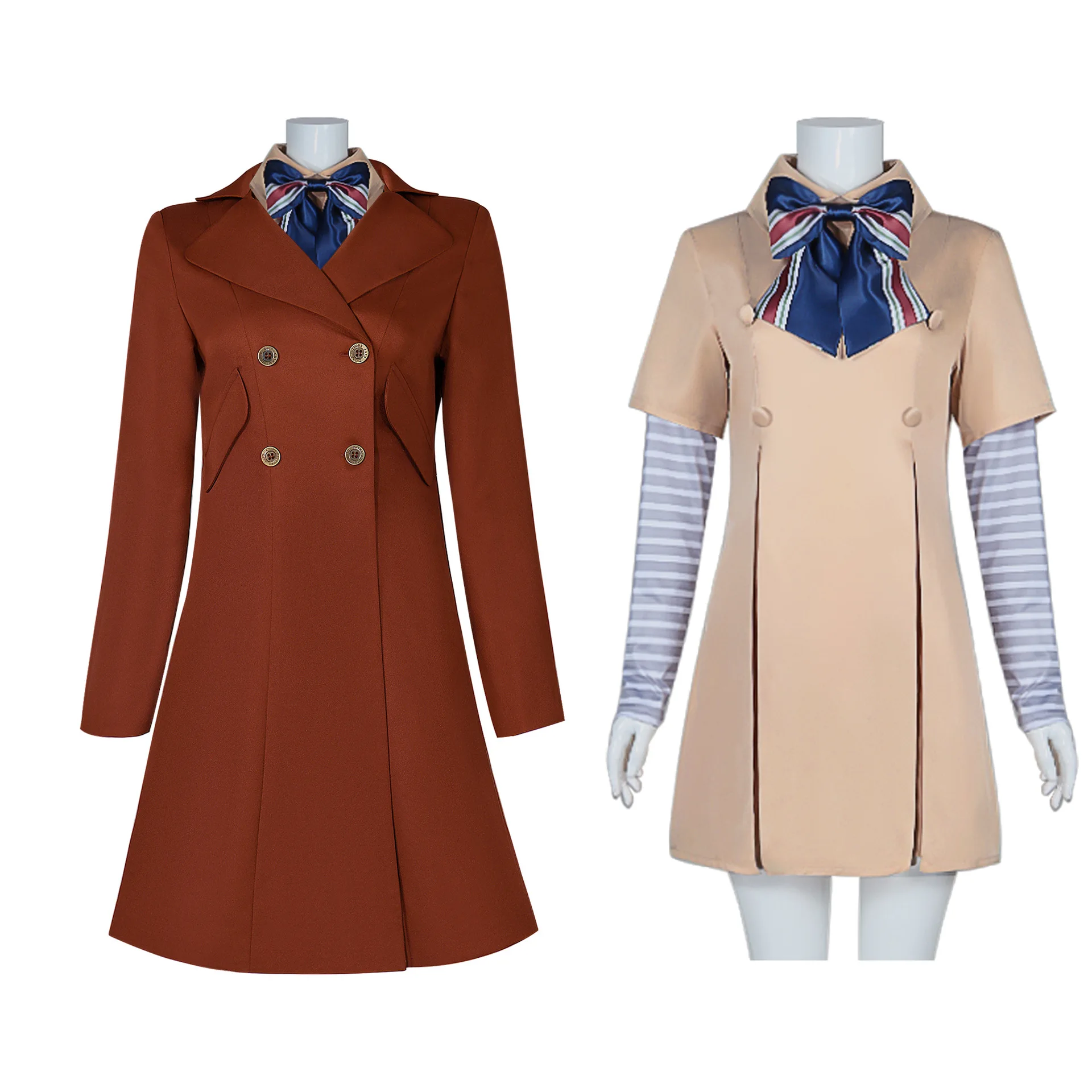 

New M3GAN Megan Cosplay Costume, Horror Movie Megan Cosplay Performance Dress.