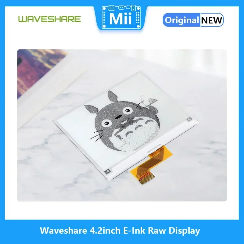 Waveshare 4.2inch E-Ink Raw Display SPI Interface Without PCB  for Raspberry Pi/Jetson Nano/Arduino/STM32