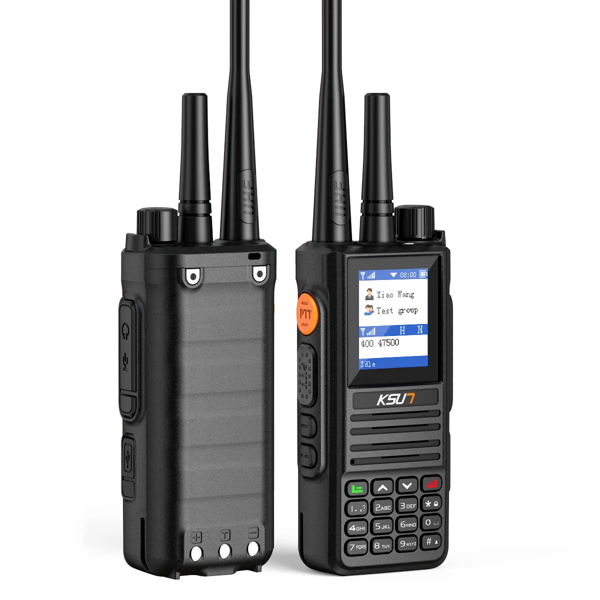 KSUN CT58plus 10 واط عالية الطاقة POC شبكة UHF التناظرية وضع مزدوج اتجاهين راديو جعل المكالمات اسلكية تخاطب الاتصال الداخلي العالمي