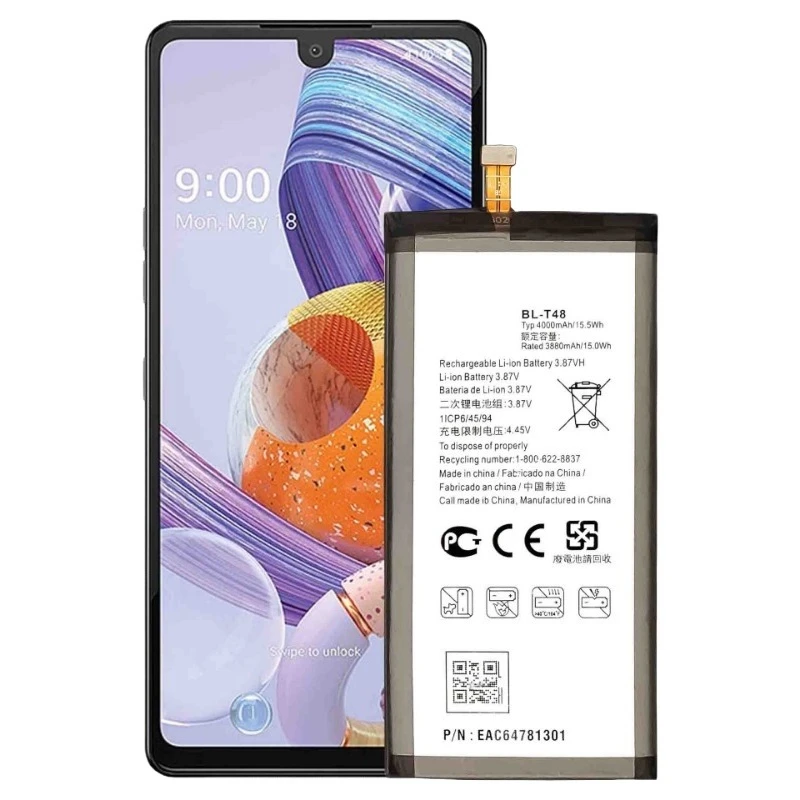 BL-T48 بطارية 3.87 فولت 4000 مللي أمبير ل LG STYLO 6 LM-Q730MM الهاتف المحمول استبدال البطارية العلامة التجارية الجديدة عالية الجودة