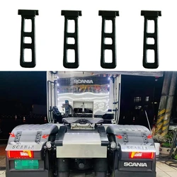 4pcs Clamp Band Tension Band Mudguard Rubber Strip Suitable For Scania Truck Parts Oem 1383858 1377600 1358343