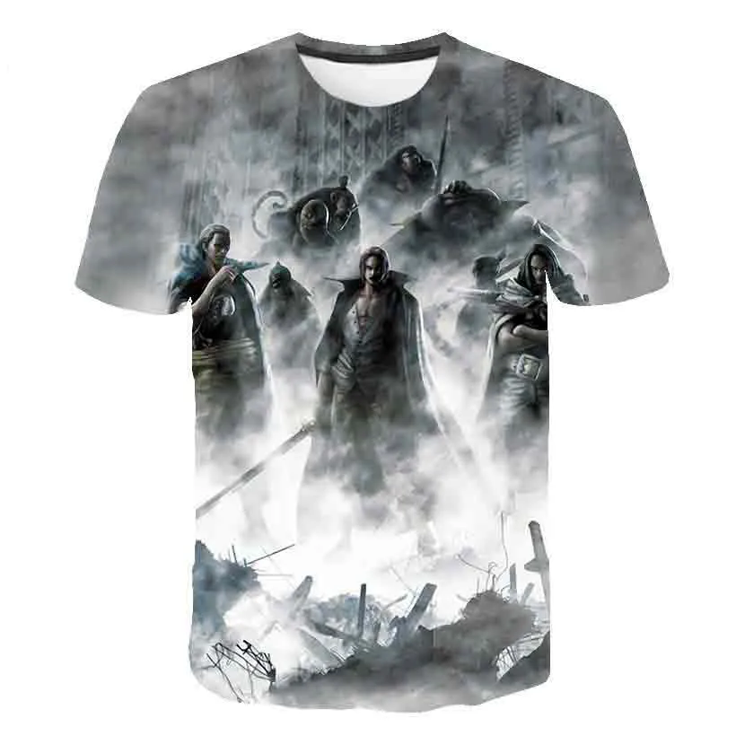 2025 New Fashion aldult Kid Anime One Piece Luffy T Shirt Clothing  Tshirt Children T-shirt Summer Short Sleeve Tops Tees