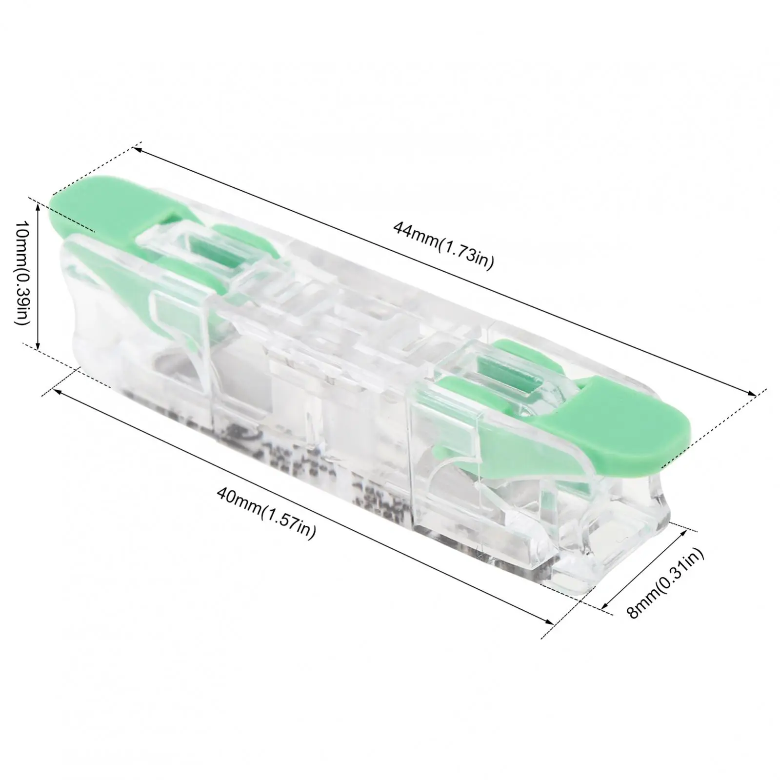 Cable de palanca compacto Universal, conectores de cableado rápido, empalme en línea para cables eléctricos, cables flexibles trenzados sólidos, 10 Uds.