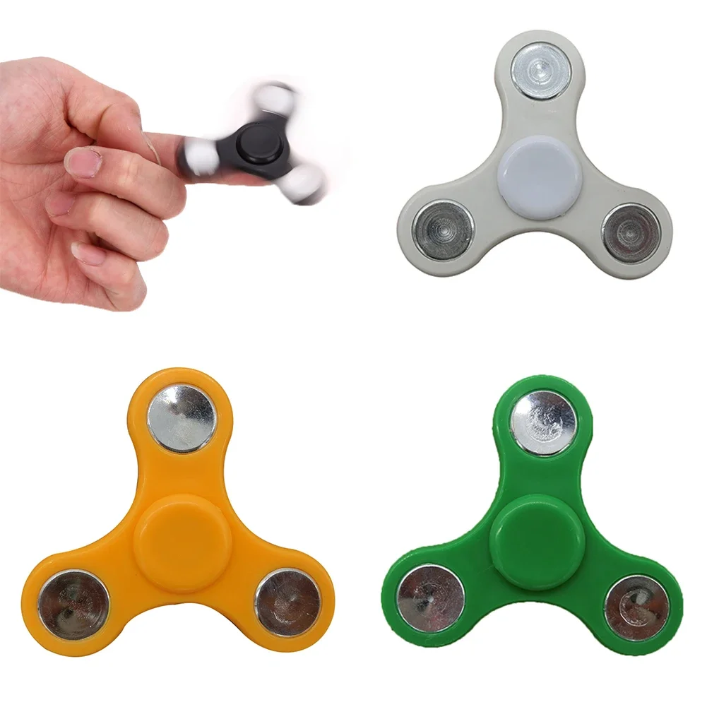 1pc Fidget Spinner EDC Spinner For Autism ADHD Anti Stress Tri-Spinner High Quality Adult Kids Stress Relief Toys Random Color