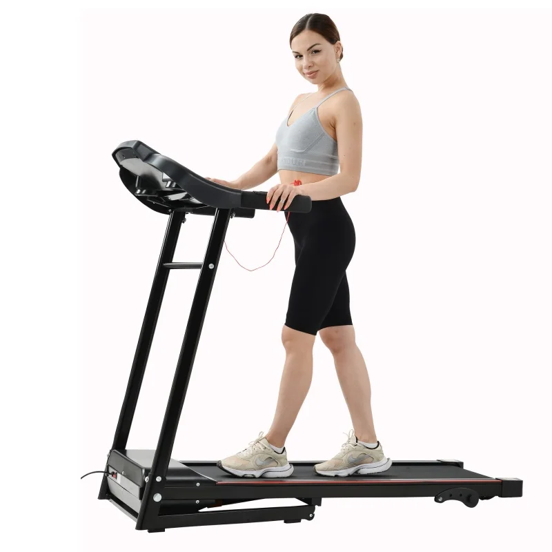 

STLF Affordable Indoor Running Machine Fitness Equipment LCD Display Quiet Incline Electric Treadmill Folding Walking Pad for Ho