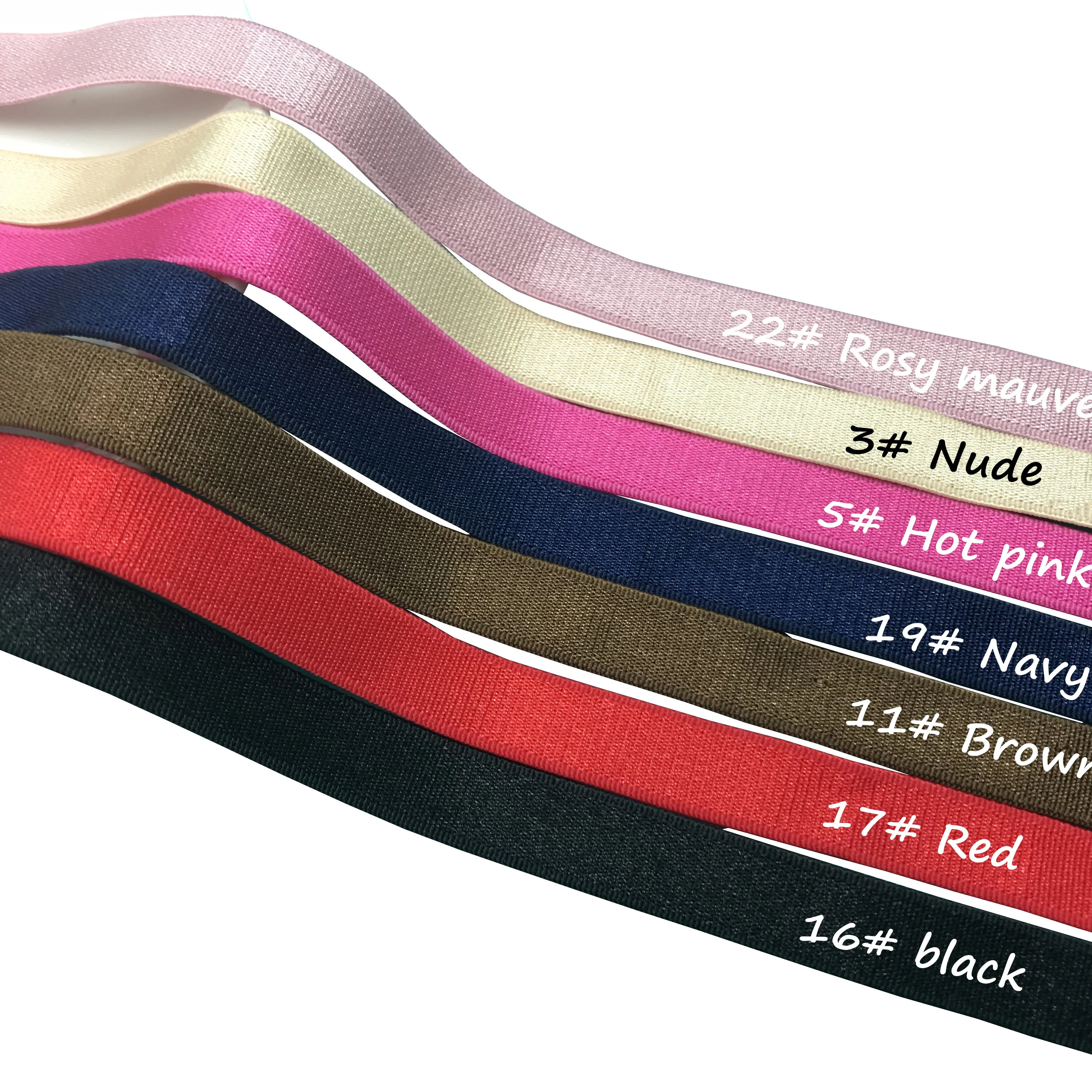 5Yard 10MM Weiche Haut Unterwäsche Elastische Bands Schmücken Baby Tuch Rock DIY Handgemachte Haar Bh Schulter Riemen Nähen zubehör – Detail 4
