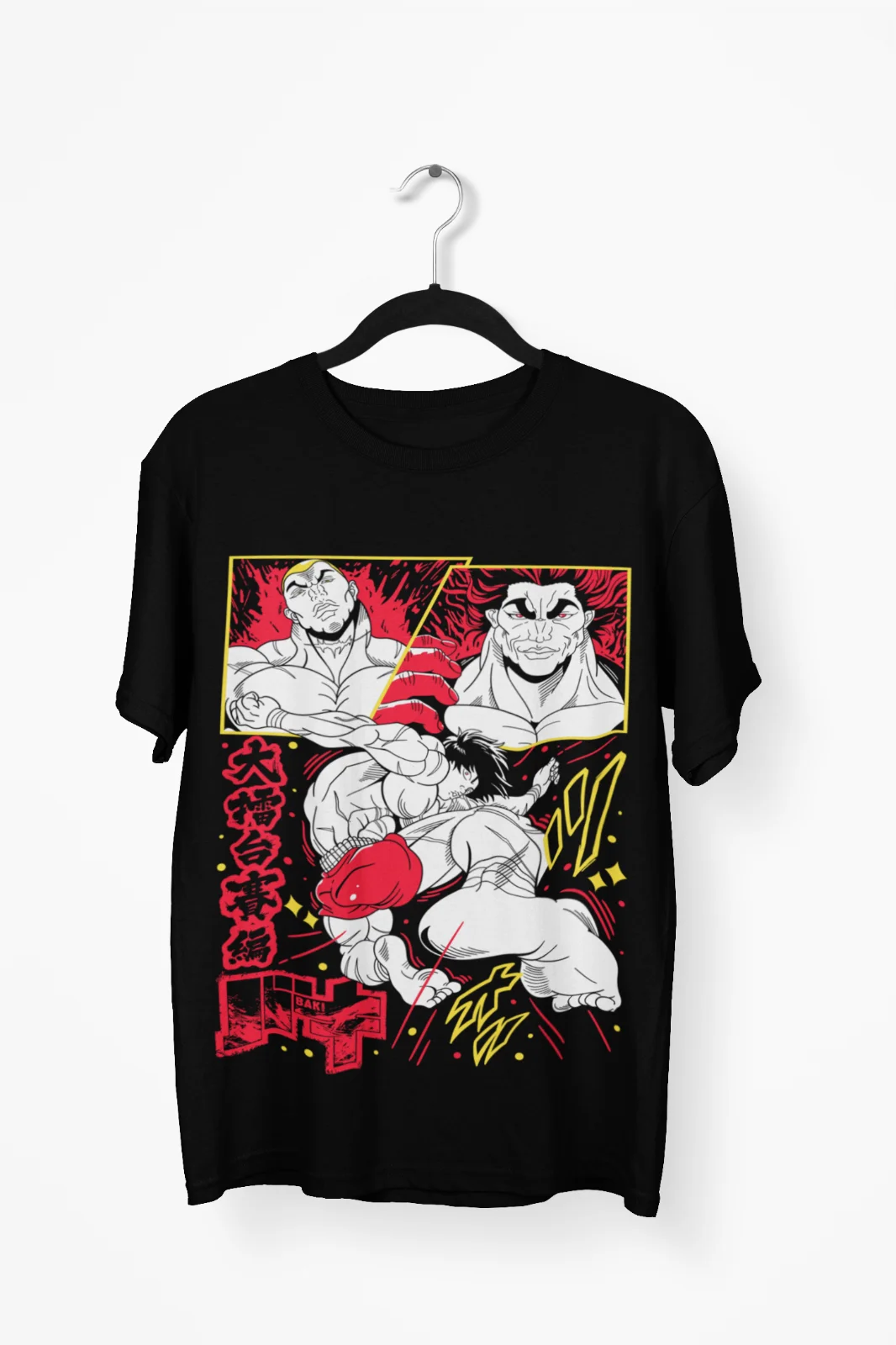 Baki the Grappler T Shirt Baki Hanma Manga Yujiro Hanma Baki Anime Soft Tee