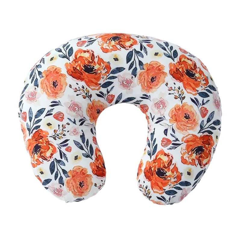 Baby Nursing Pillow Cover Newborn Maternity Breastfeeding Pillow Cover Print U-shape Nursing Pillow Breathable Slipcover